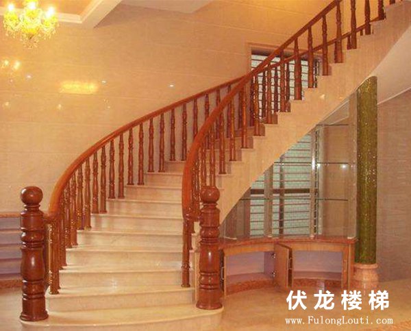 海南实木楼梯扶手