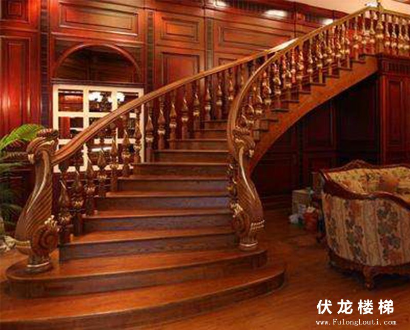 实木楼梯装修效果图