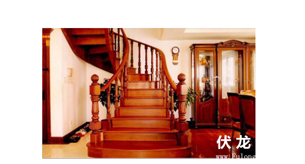 从生产到入库的实木楼梯全过程